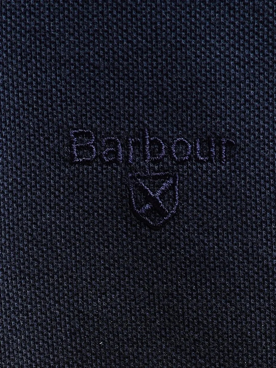 Poloshirts|Barbour - ® - Essential sport poloshirt met lange mouwen Marineblauw