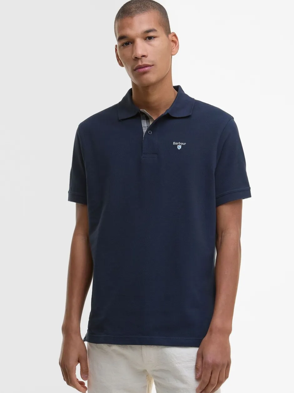 Poloshirts|Barbour Marineblauw - ® Classic poloshirt