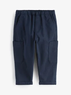 Broeken En Chino's*Next Marineblauw - Broek met elastische taille en zijzakken (3mnd -7jr)