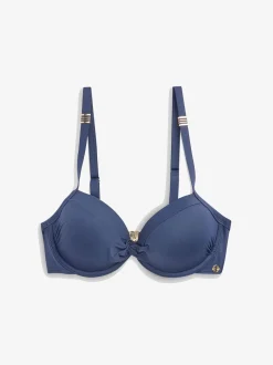 Badkleding*Next Marineblauw - Buikcorrigerende bikinitop met vulling en beugel
