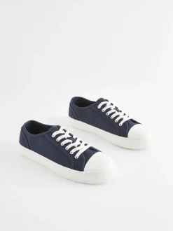 Sneakers|Next - Canvas honkbalsneakers Marineblauw