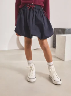 Shorts En Rokken|Next Marineblauw - Cargo rok met bubbels (3-16jr)