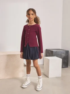 Shorts En Rokken|Next Marineblauw - Cargo rok met bubbels (3-16jr)