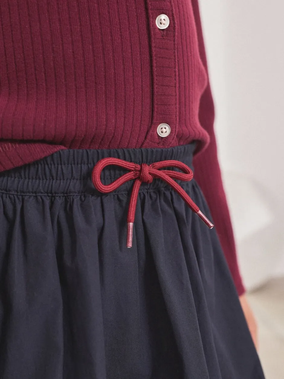 Shorts En Rokken|Next Marineblauw - Cargo rok met bubbels (3-16jr)