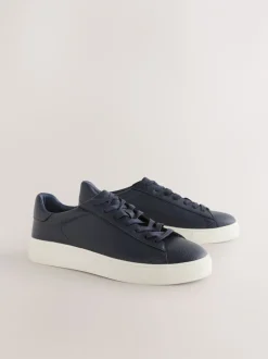 Schoenen*Next - Chic-casual lange sneakers Marineblauw