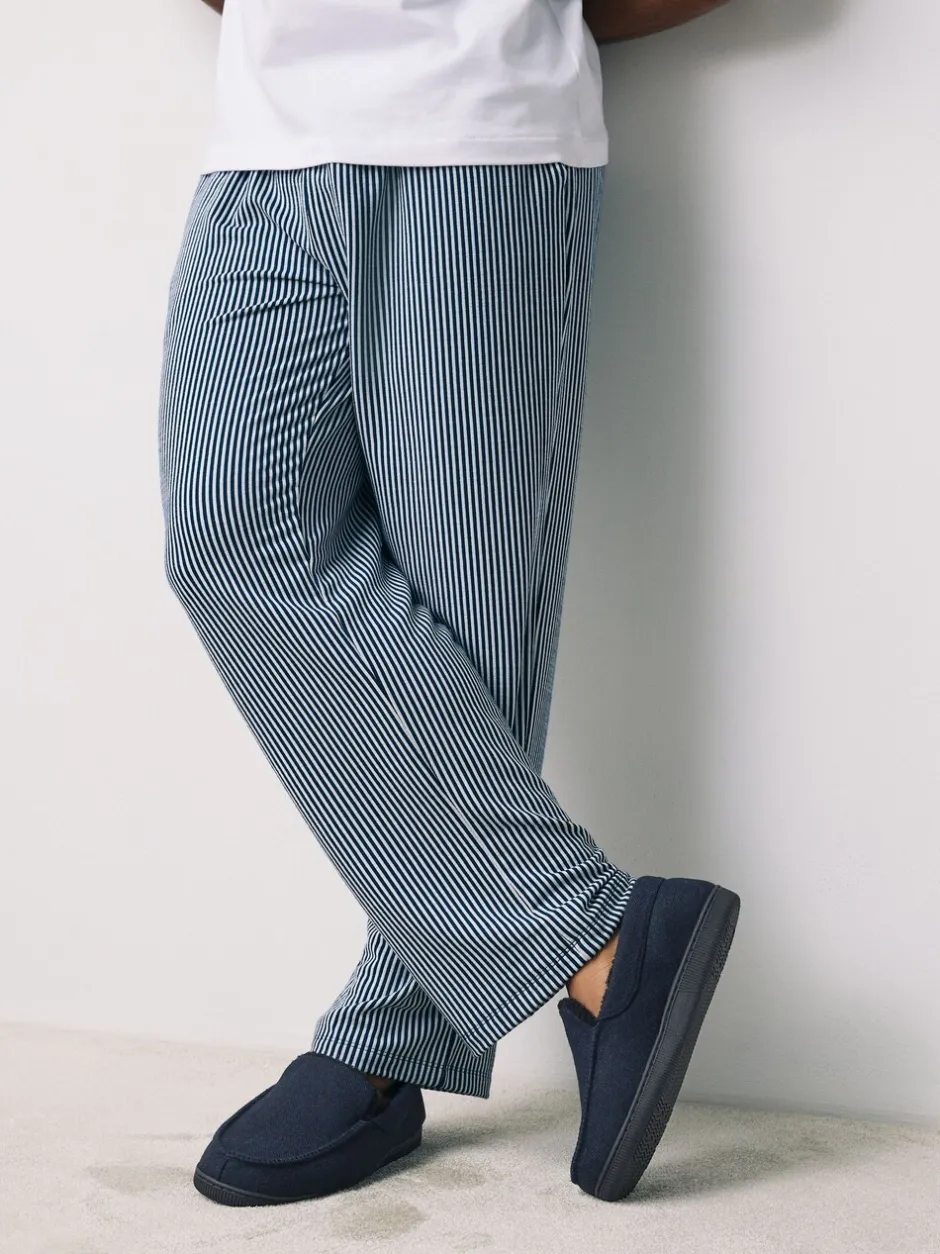 Pantoffels|Loungewear*Next - Closed Back Textured Slippers Marineblauw