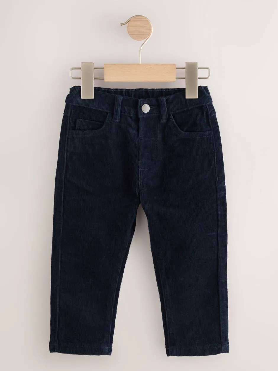 Broeken En Chino's|Next - Corduroy broek (3 mnd- 7 jr) Marineblauw