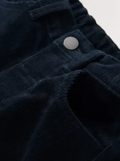 Broeken En Chino's|Next - Corduroy broek (3 mnd- 7 jr) Marineblauw