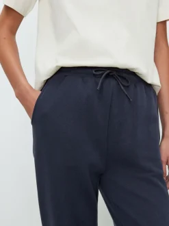 Leggings En Joggingbroeken*Next - Essentiële jersey joggingbroek met manchetten Marineblauw