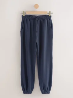 Leggings En Joggingbroeken*Next - Essentiële jersey joggingbroek met manchetten Marineblauw