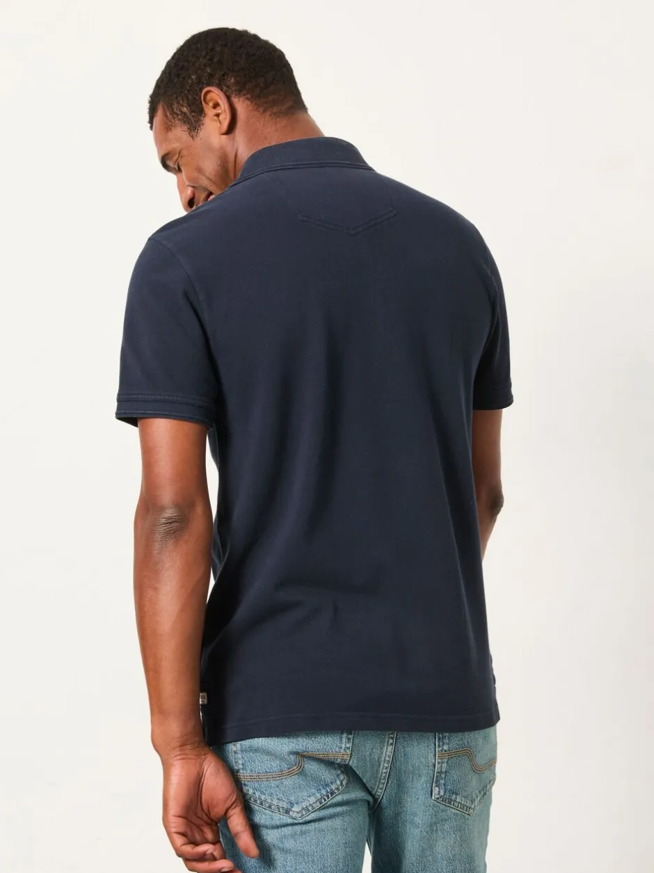 Poloshirts*Fat Face - FatFace - Piqué polo met korte mouwen Marineblauw
