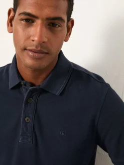 Poloshirts*Fat Face - FatFace - Piqué polo met korte mouwen Marineblauw