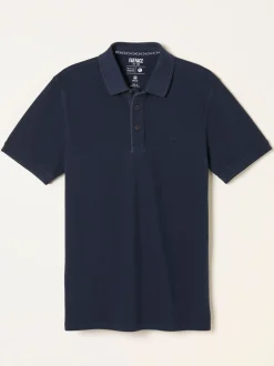 Poloshirts*Fat Face - FatFace - Piqué polo met korte mouwen Marineblauw