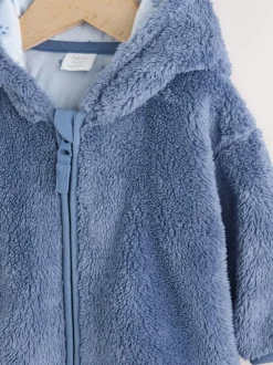 Jassen, Jacks En Kinderwagenpakjes|Jassen En Jacks*Next - Fleece Baby Jacket met ritssluiting (0mnd-2jr) Marineblauw