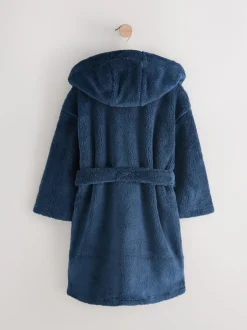 Kamerjassen|Next - Fleece badjaspyjama (1.5-16jr) Marineblauw