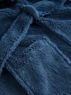 Kamerjassen|Next - Fleece badjaspyjama (1.5-16jr) Marineblauw