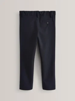 Schoolkleding|Broeken En Chino's|Next - Formele skinny schoolbroek met stretch (3-17 jr) Marineblauw