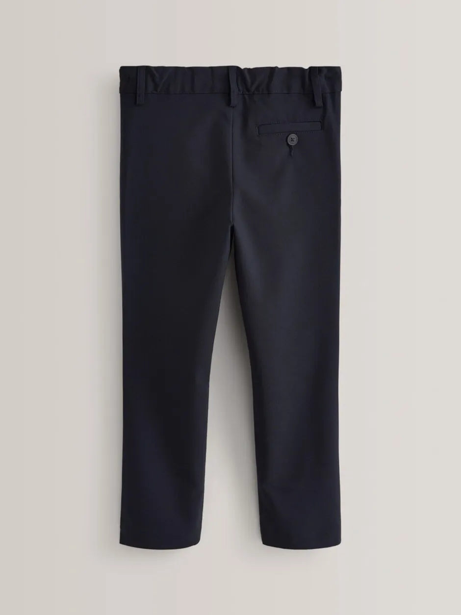 Schoolkleding|Broeken En Chino's|Next - Formele skinny schoolbroek met stretch (3-17 jr) Marineblauw