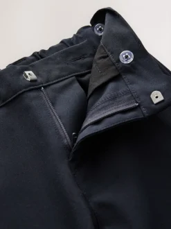Schoolkleding|Broeken En Chino's|Next - Formele skinny schoolbroek met stretch (3-17 jr) Marineblauw