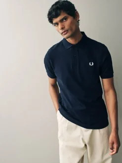 Poloshirts|T-Shirts En Hemden|Fred Perry - -poloshirt Marineblauw