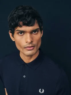 Poloshirts|T-Shirts En Hemden|Fred Perry - -poloshirt Marineblauw