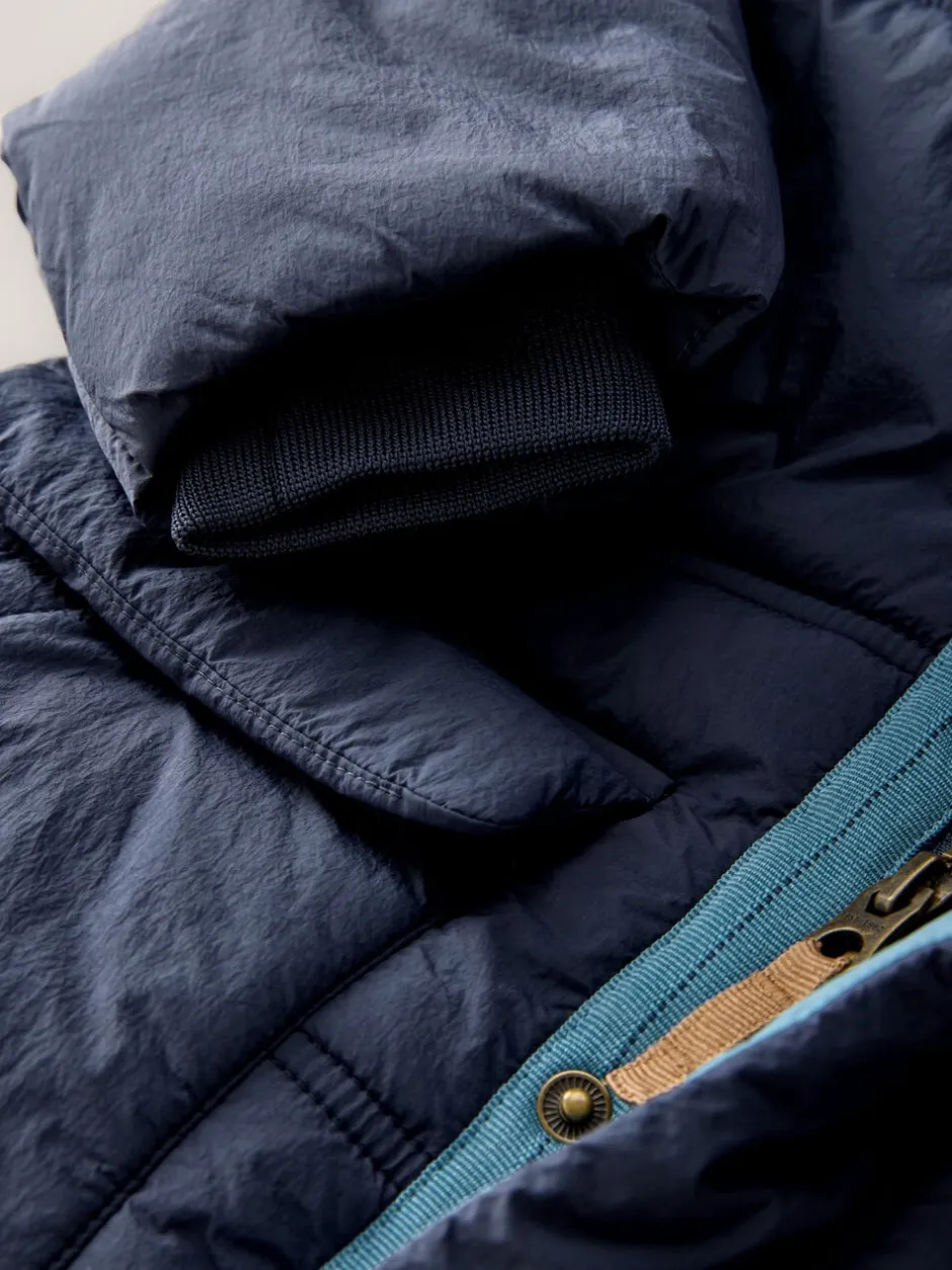 Jassen, Jacks En Kinderwagenpakjes|Schoolkleding*Next - Gewatteerde, regenbestendige jas met borgvoering (3mnd-7jr) Marineblauw