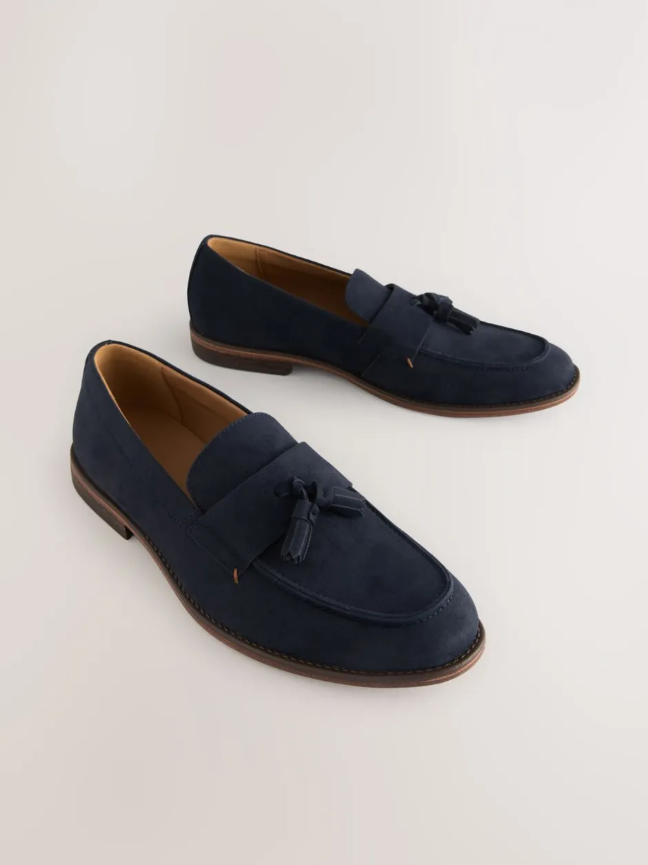 Schoenen|Formele Schoenen*Next - Instapper met kwastje Marineblauw