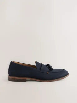 Schoenen|Formele Schoenen*Next - Instapper met kwastje Marineblauw