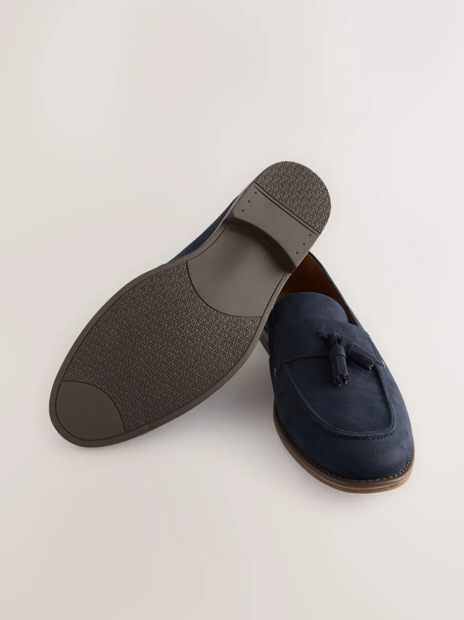 Schoenen|Formele Schoenen*Next - Instapper met kwastje Marineblauw
