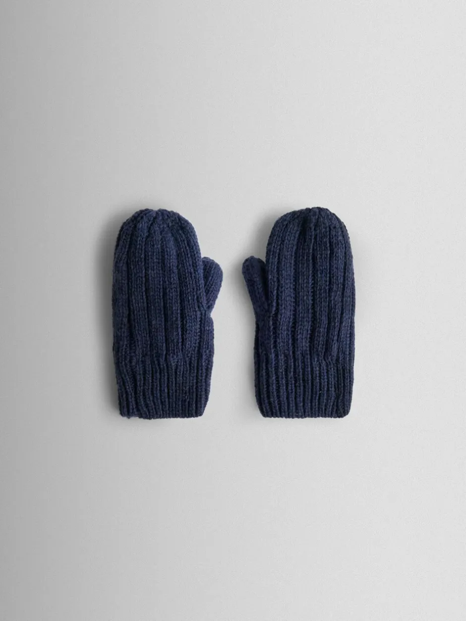 Mutsen, Handschoenen En Sjaals*Jojo Maman Bébé - Knitted Mittens Marineblauw