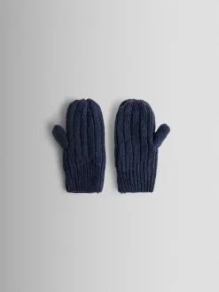 Mutsen, Handschoenen En Sjaals*Jojo Maman Bébé - Knitted Mittens Marineblauw