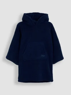 Kamerjassen*Jojo Maman Bébé - Cosy Hooded Blanket Marineblauw