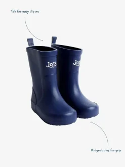 Laarzen|Laarzen*Jojo Maman Bébé - Plain Wellies Marineblauw