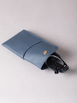Zonnebril*Lakeland Leather Marineblauw - Glasses Case