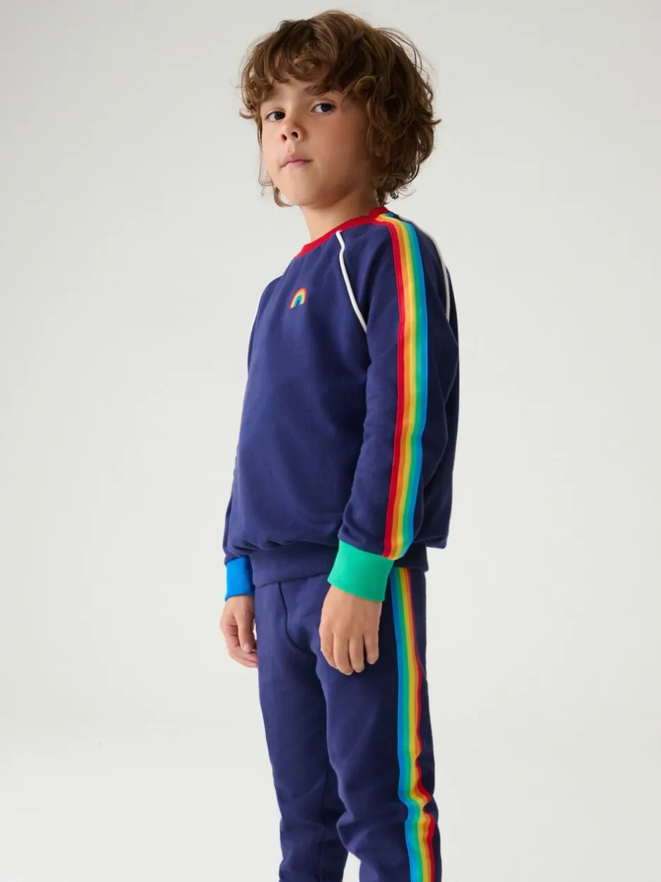 Joggingbroeken|Sweaters En Hoody´S|Little Bird by Jools Oliver Marineblauw - set van sweatshirt en joggingbroek