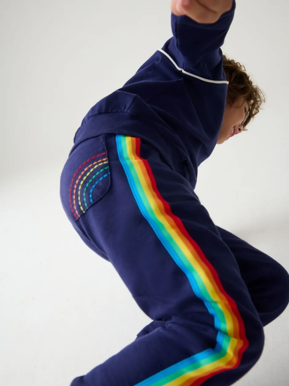 Joggingbroeken|Sweaters En Hoody´S|Little Bird by Jools Oliver Marineblauw - set van sweatshirt en joggingbroek