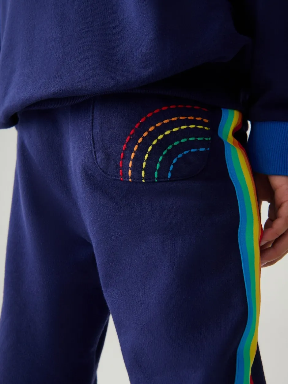 Joggingbroeken|Sweaters En Hoody´S|Little Bird by Jools Oliver Marineblauw - set van sweatshirt en joggingbroek