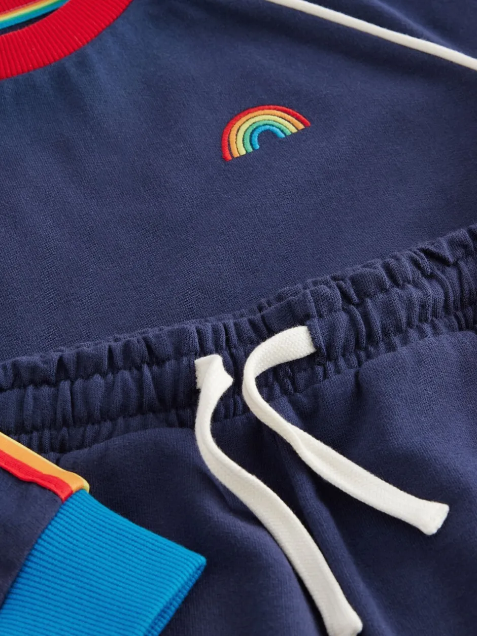 Joggingbroeken|Sweaters En Hoody´S|Little Bird by Jools Oliver Marineblauw - set van sweatshirt en joggingbroek