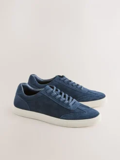 Schoenen|Next - Modieuze suède sneakers Marineblauw