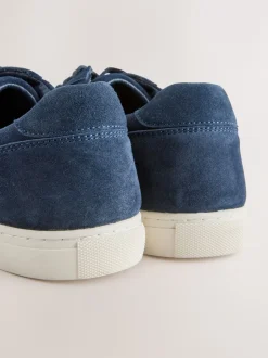 Schoenen|Next - Modieuze suède sneakers Marineblauw