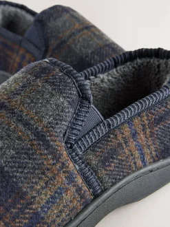 Pantoffels|Next - Pantoffels met dichte hiel Marineblauw