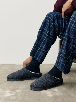 Pantoffels|Loungewear|Next Marineblauw - Patterned Slippers