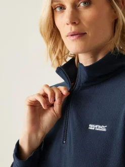 Sportkleding*Regatta Marineblauw - Sweethart fleece met rits bij de hals
