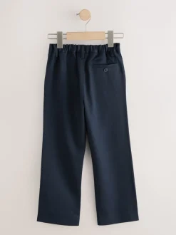 Broeken En Chino's|Schoolkleding*Next - Reguliere schoolbroeken met elastische taille en rechte pijpen, 2 stuks (3-17jaar) Marineblauw