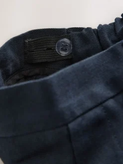 Broeken En Chino's|Schoolkleding*Next - Reguliere schoolbroeken met elastische taille en rechte pijpen, 2 stuks (3-17jaar) Marineblauw