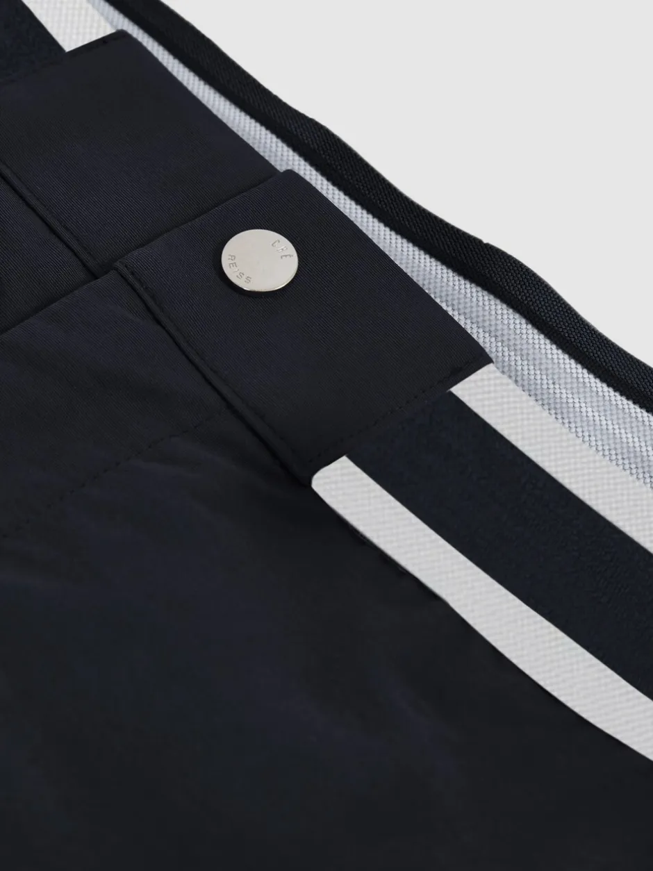 Badkleding|Reiss - Baller | Ché Zwembroek met strepenafwerking Marineblauw