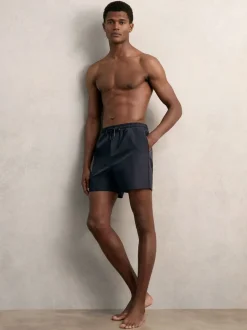 Badkleding|Reiss Marineblauw - Cliff Zwembroek met trekkoord