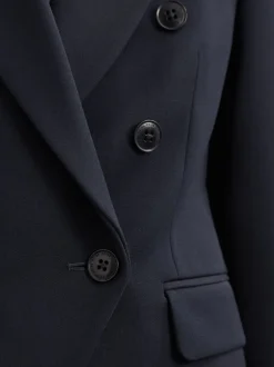 Kostuums En Werkkleding|Jassen En Jacks*Reiss - Gabi Double-Breasted Suit Blazer Marineblauw