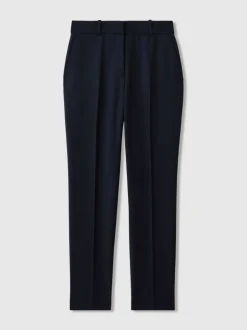 Kostuums En Werkkleding|Broeken*Reiss - Gabi slim-fit kostuumbroek Marineblauw