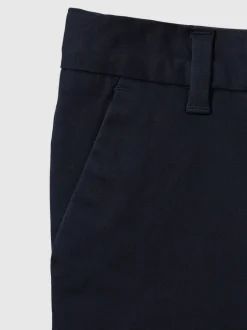 Shorts|Reiss - Wicket Korte chino met stretch Marineblauw